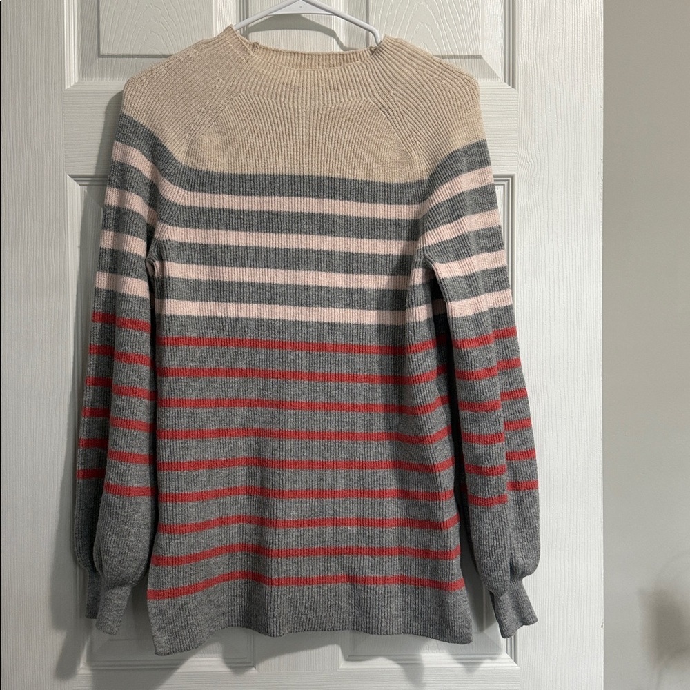 LOFT Cream Knit Sweater